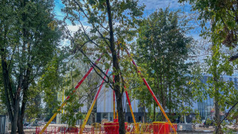 В &laquo;Луки Парке&raquo; появился новый аттракцион &mdash; &laquo;Летающая тарелка&raquo;! 